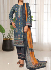 Pehchaan By Pakdaman Chikankari Lawn 3 Piece Unstitched Suit PDF25RC&E D-CL-479